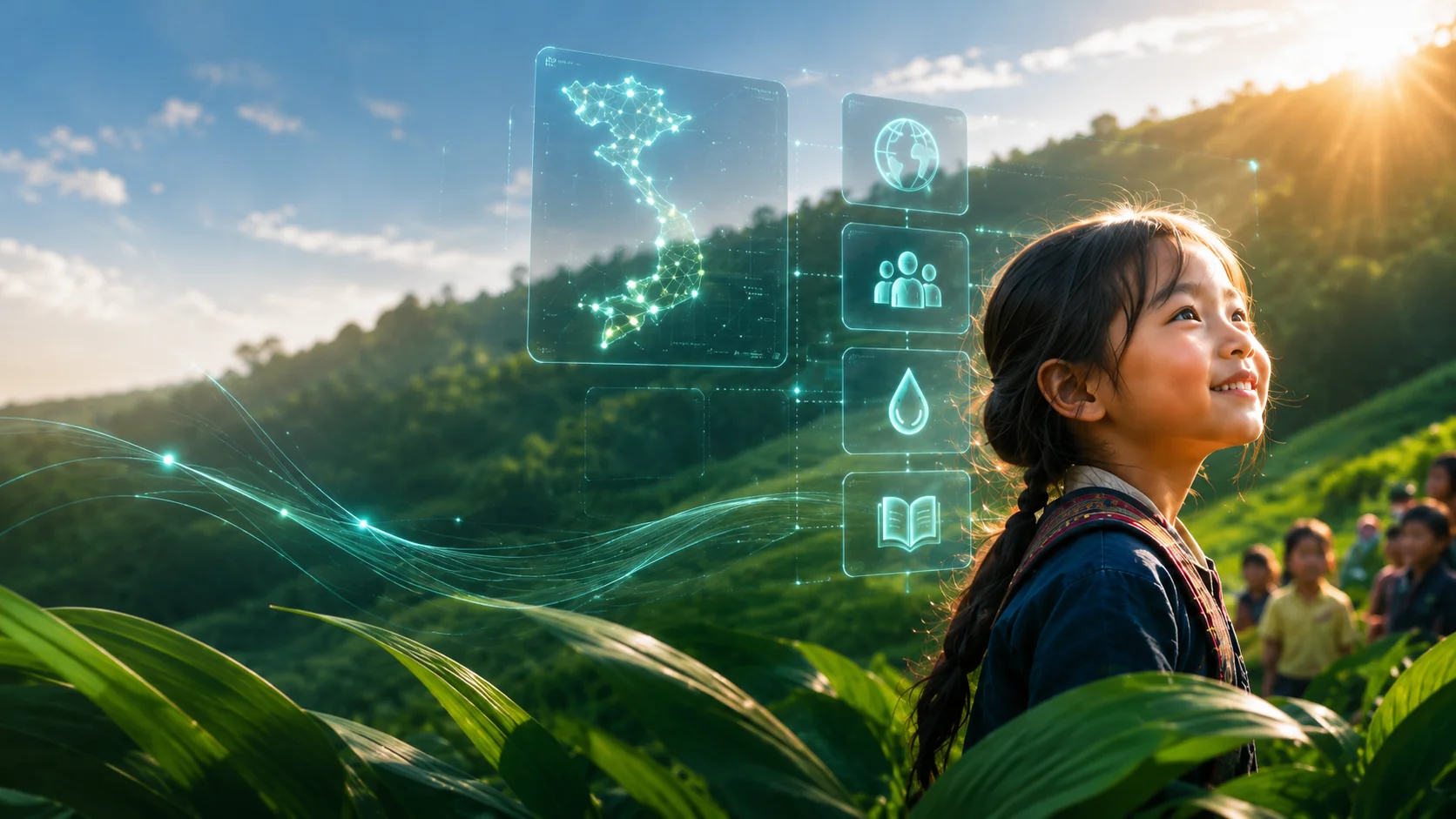 UP helps social organizations measure and prove their impact — Vietnam data map, community projects, beneficiaries, automated reporting